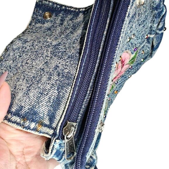Y2K Denim Small Fanny Pack Bag - Picture 3 of 5